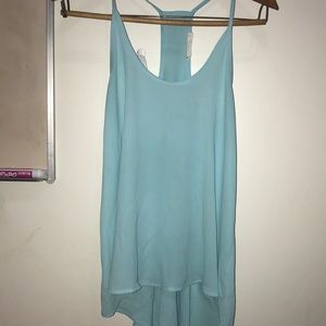 Baby blue nice tank top